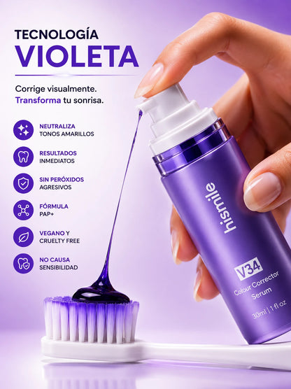 Pasta HiSmiles Morada Blanqueador Dental